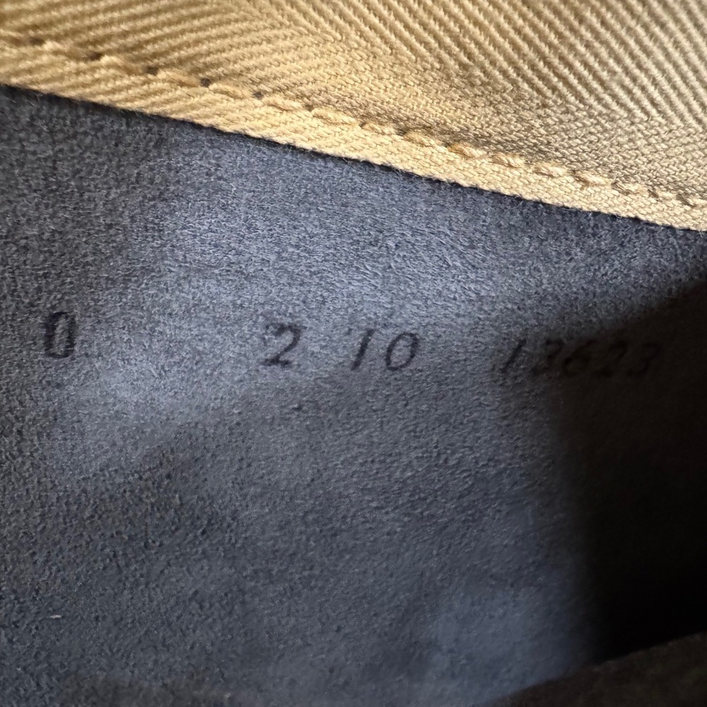 Vintage German Lederhosen Grey Suede Leather Shorts Tie Sides 25" Waist - Picture 8 of 9